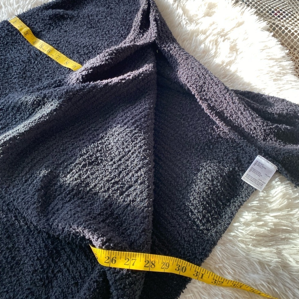 CHARTER CLUB WOMEN’S BLACK HOODED KNIT PONCHO ONE SIZE FITS ALL Brand New TAGS - Picture 9 of 14